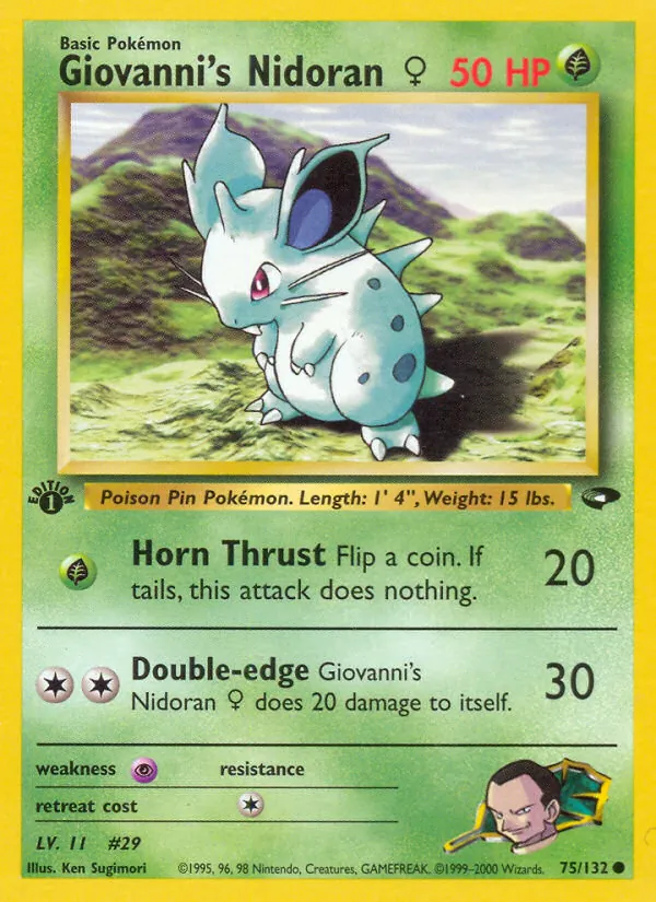 Giovanni's Nidoran ♀ — Gym Challenge 75/132