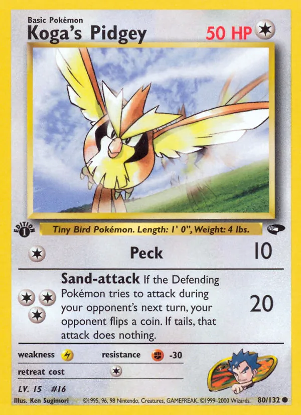 Koga's Pidgey — Gym Challenge 80/132