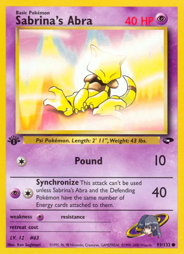 Sabrina's Abra — Gym Challenge 93/132