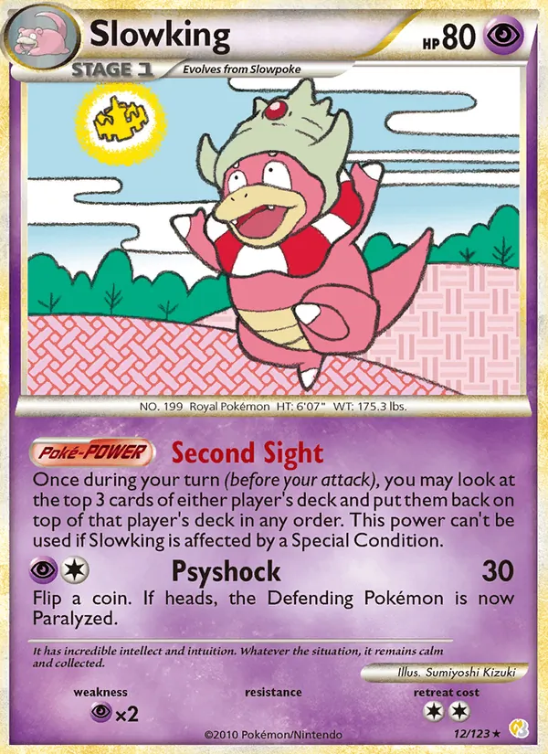 Slowking — HeartGold SoulSilver 12/123