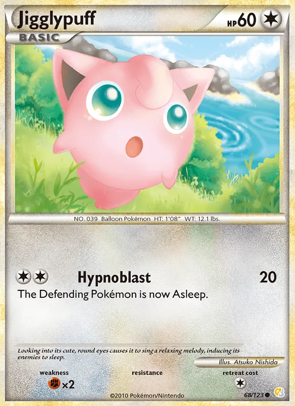 Jigglypuff — HeartGold SoulSilver 68/123