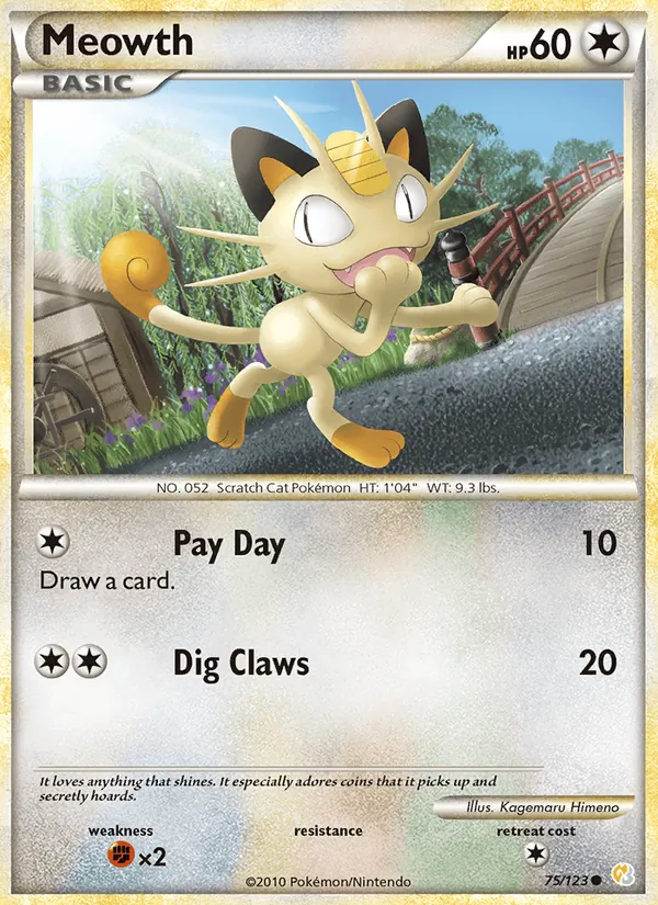 Miaouss — HeartGold SoulSilver 75/123