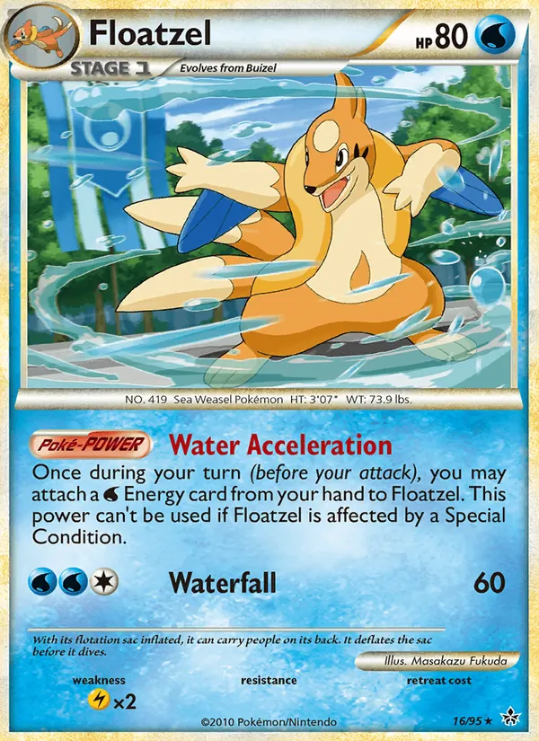 Floatzel — Unleashed 16/95