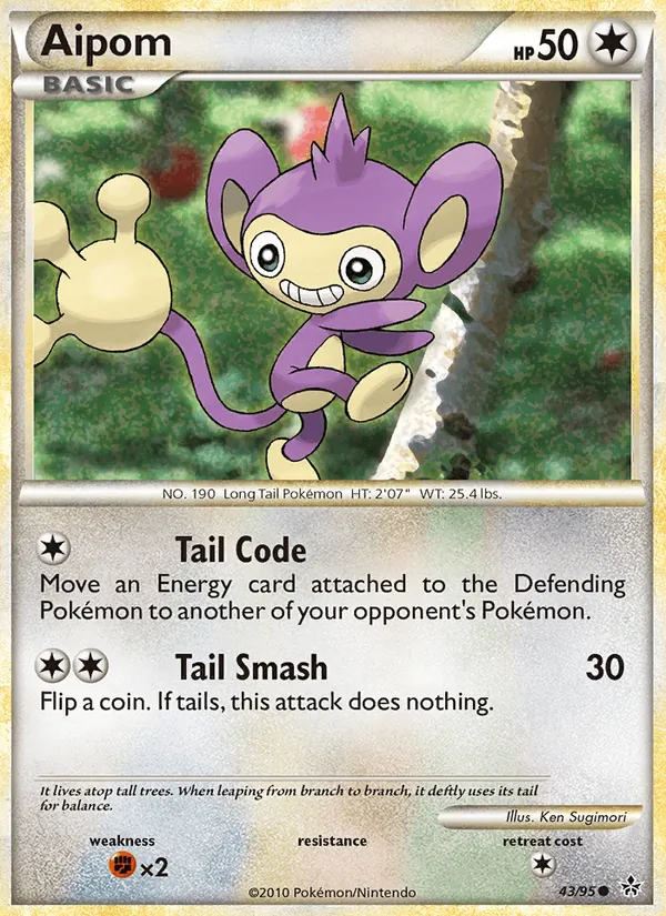 Aipom — Unleashed 43/95