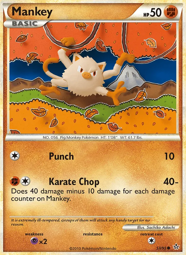 Mankey — Unleashed 53/95