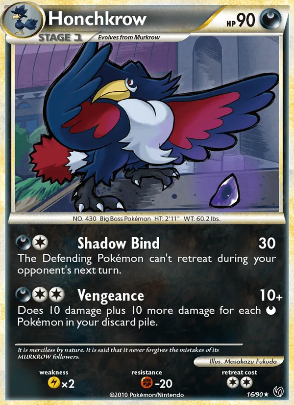 Honchkrow — Undaunted 16/90