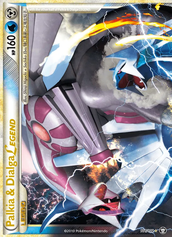 Palkia & Dialga LEGEND — Triumphant 101/102