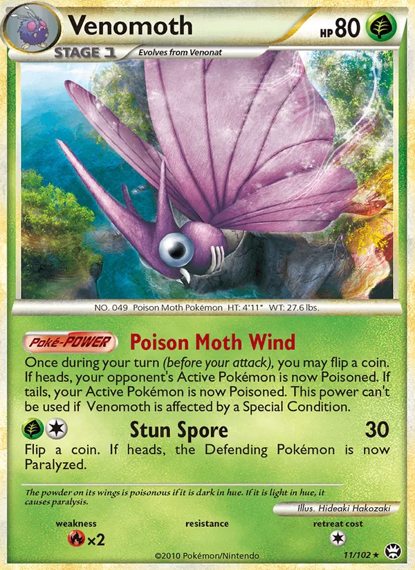 Venomoth — Triumphant 11/102