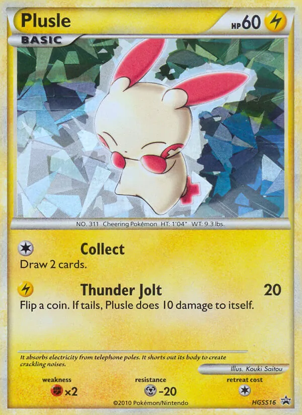 Plusle — HGSS Black Star Promos HGSS16/25