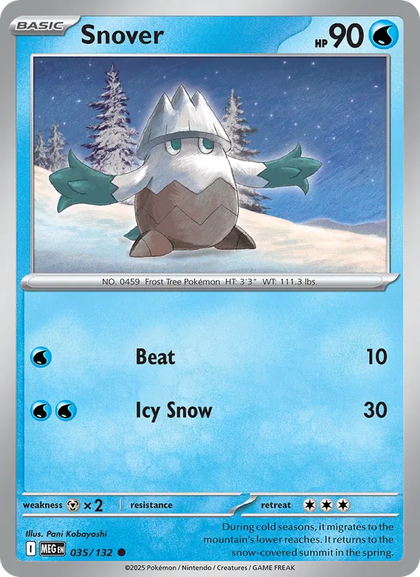 Snover — Mega Evolution 035/132