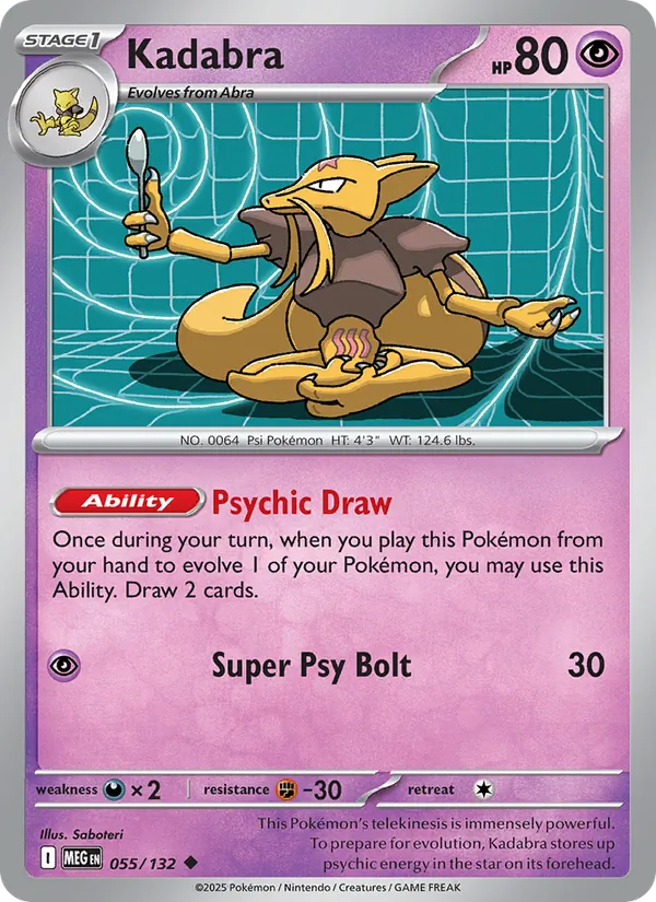 Kadabra — Mega Evolution 055/132