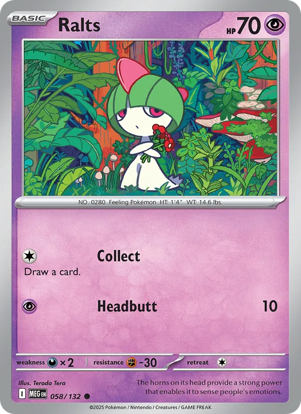 Ralts — Mega Evolution 058/132