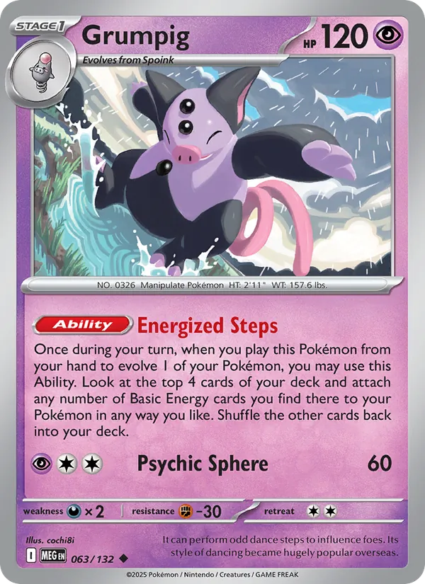 Grumpig — Mega Evolution 063/132