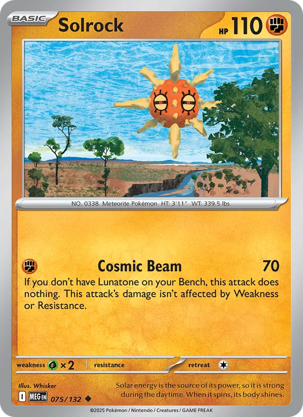 Solrock — Mega Evolution 075/132
