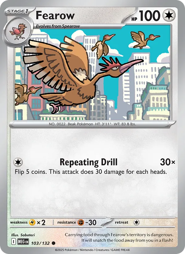 Fearow — Mega Evolution 103/132
