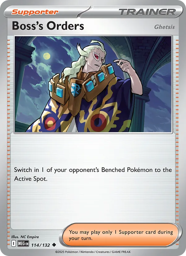 Boss's Orders — Mega Evolution 114/132