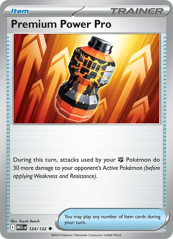 Premium Power Pro — Mega Evolution 124/132