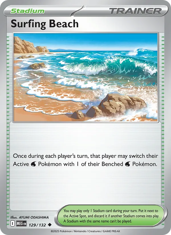Surfing Beach — Mega Evolution 129/132