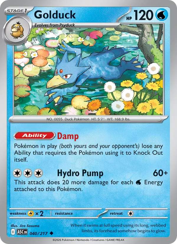 Golduck — Ascended Heroes 040/217
