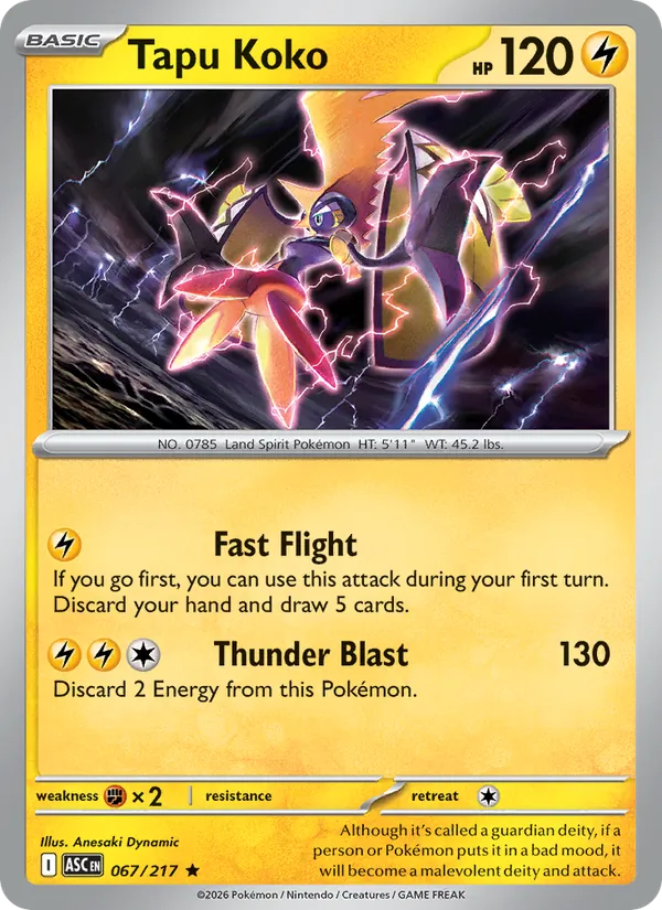 Tapu Koko — Ascended Heroes 067/217