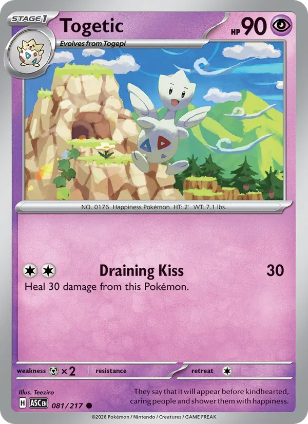 Togetic — Héros Transcendants 081/217