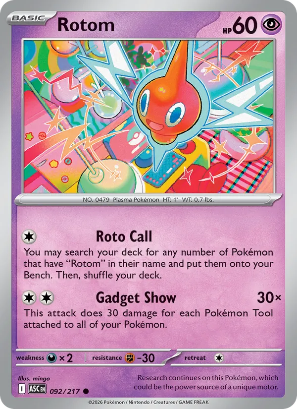 Rotom — Ascended Heroes 092/217