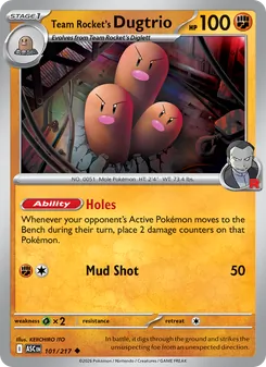 Triopikeur de la Team Rocket