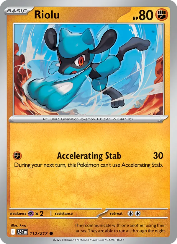 Riolu — Ascended Heroes 112/217