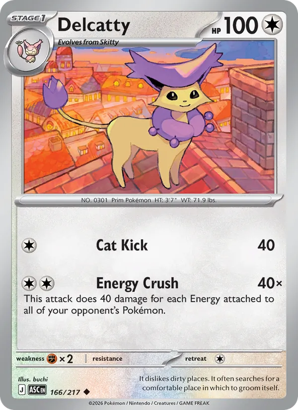 Delcatty — Ascended Heroes 166/217