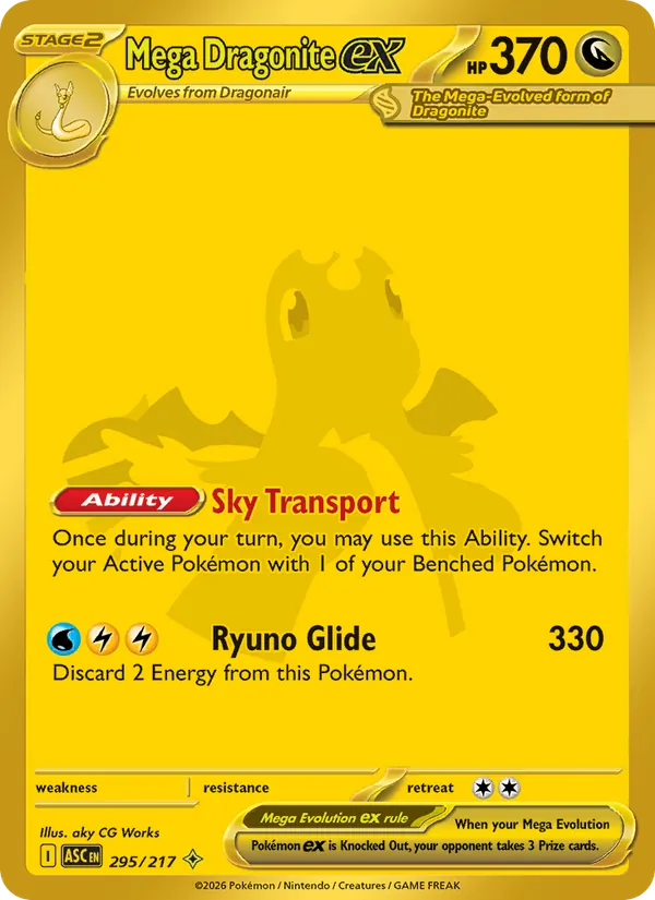 Mega Dragonite ex — Ascended Heroes 295/217