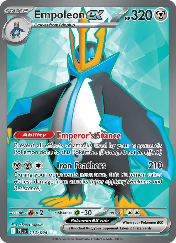 Empoleon ex — Phantasmal Flames 114/94