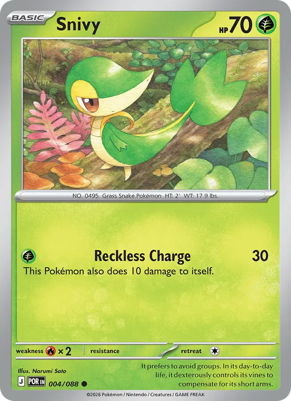 Snivy — Perfect Order 004/88