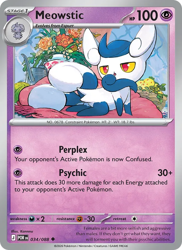 Meowstic — Perfect Order 034/88