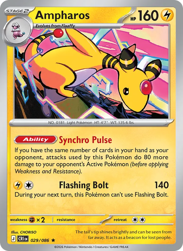 Ampharos — Chaos Rising 029/86