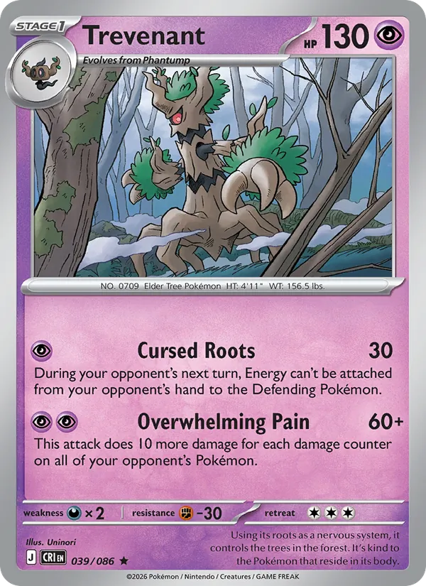 Trevenant — Chaos Rising 039/86