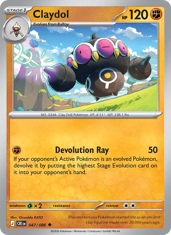 Claydol — Chaos Rising 047/86