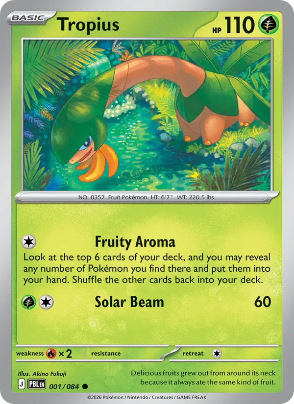 Tropius — Pitch Black 001/84