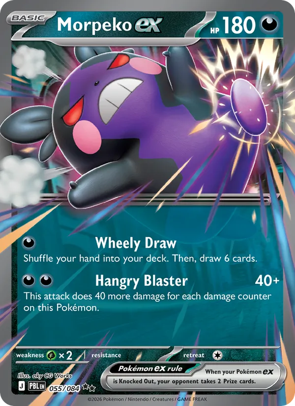 Morpeko ex — Pitch Black 055/84