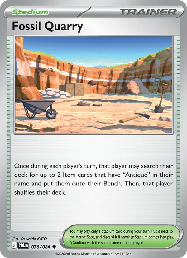 Fossil Quarry — Pitch Black 076/84