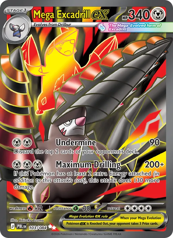 Mega Excadrill ex — Pitch Black 103/84