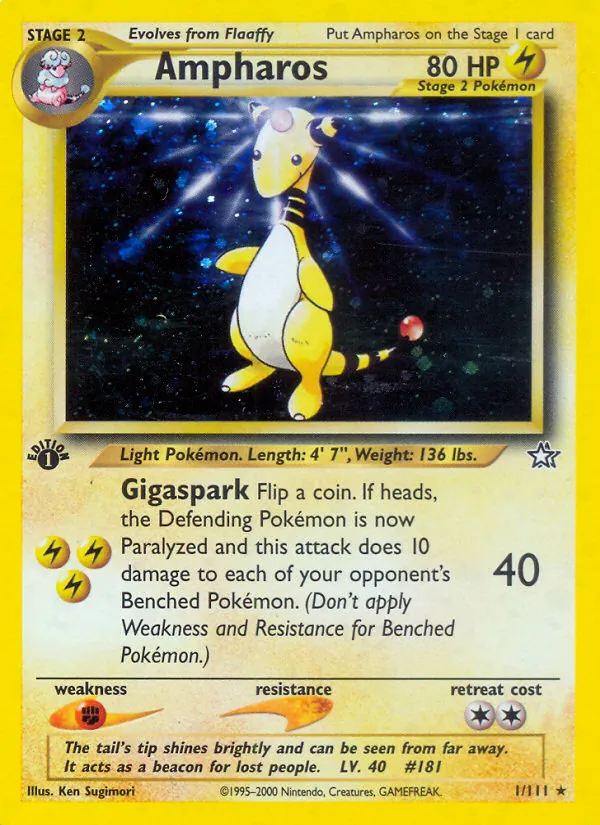 Ampharos — Neo Genesis 1/111