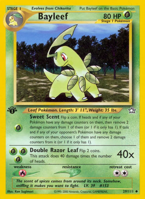 Bayleef — Neo Genesis 29/111