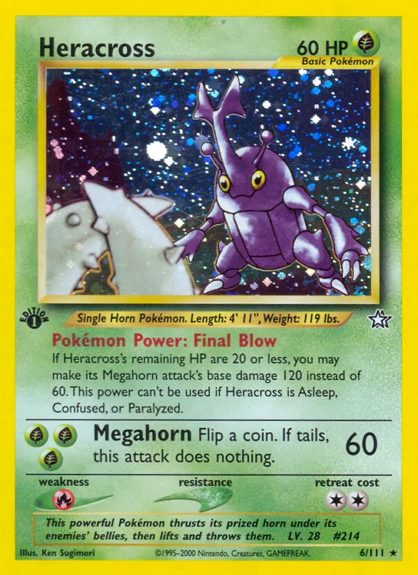 Heracross — Neo Genesis 6/111