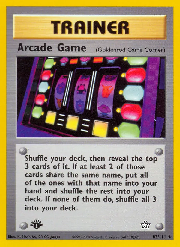 Jeu d'arcade — Neo Genesis 83/111