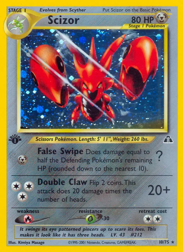 Scizor — Neo Discovery 10/75