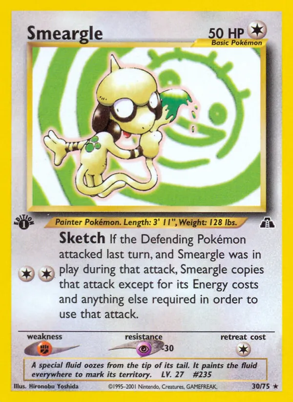 Smeargle — Neo Discovery 30/75