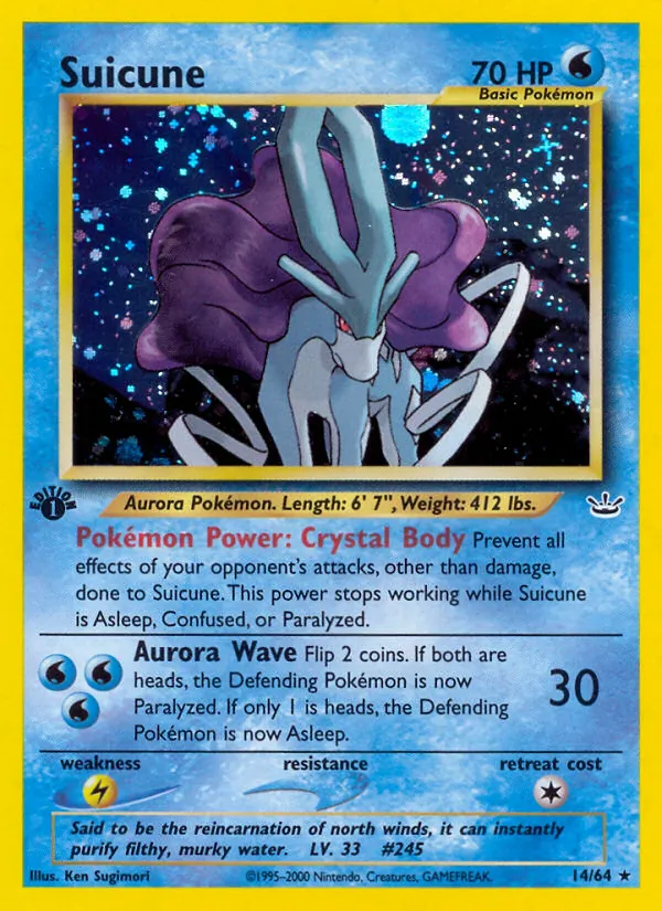 Suicune — Neo Revelation 14/64