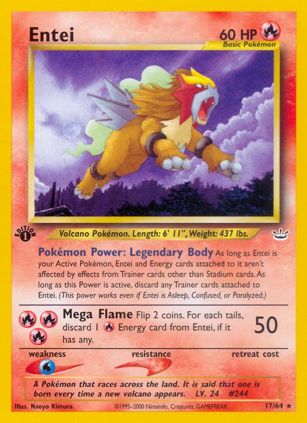 Entei — Neo Revelation 17/64
