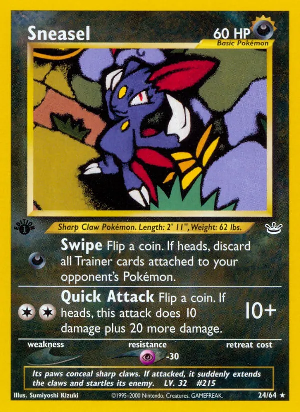 Sneasel — Neo Revelation 24/64