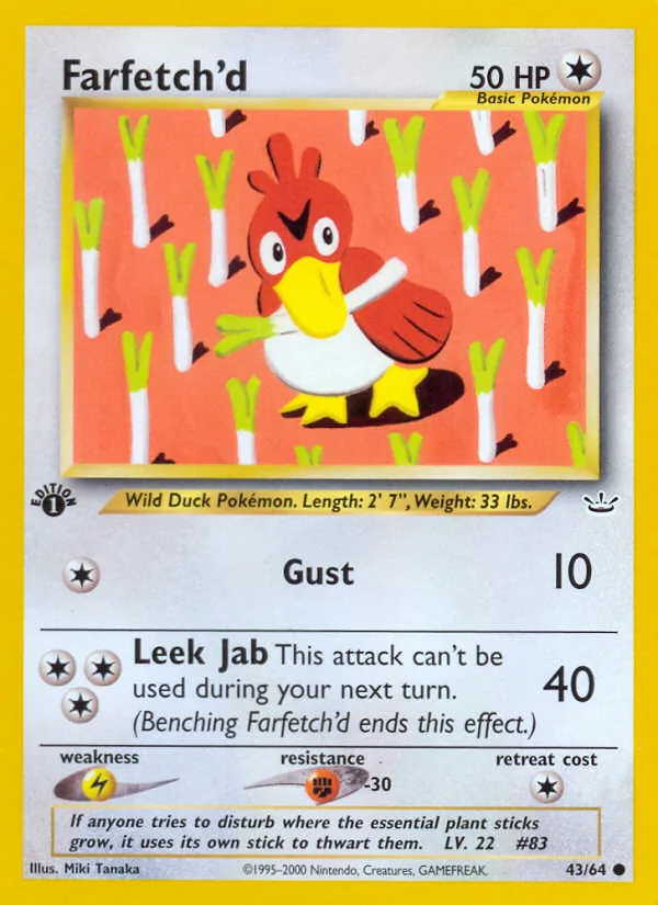 Farfetch'd — Neo Revelation 43/64